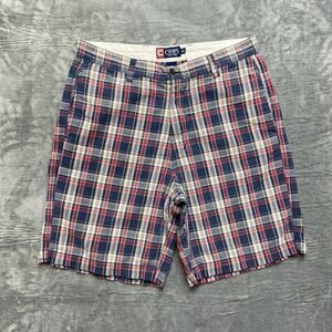 Chaps Bermuda Shorts Men’s Size 34 Red White Blue USA